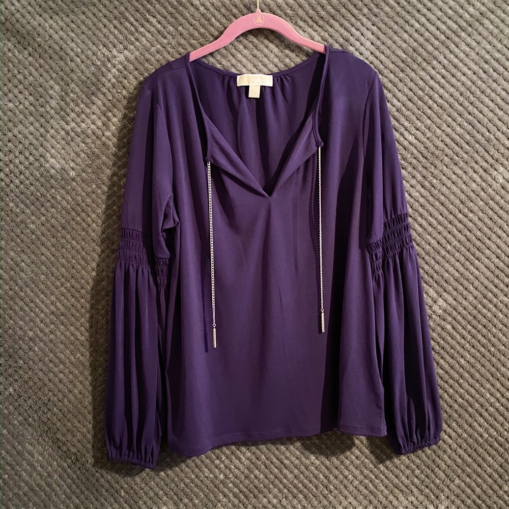 Michael Kors plum long sleeve L